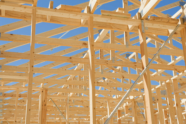 Новый каркас для строительства жилья.