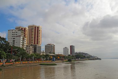 Northern section of the Malecon 2000 in Guayaquil, Ecuador clipart