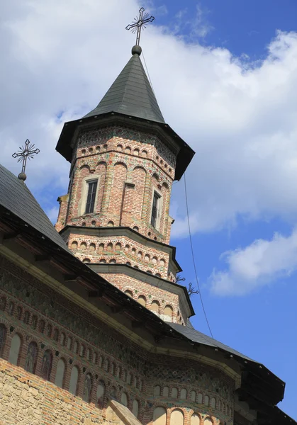 Toren van neamt klooster, Moldavië, Roemenië — Stockfoto