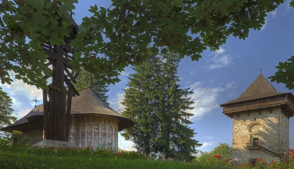 グラ ・ フモアルルイ修道院、モルダビア、ルーマニア — ストック写真