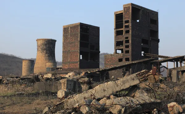 Przemysłowych ruin — Zdjęcie stockowe