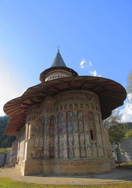 Voronet klasztor, Mołdawia, Rumunia — Zdjęcie stockowe