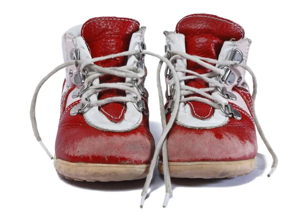 Použité dětské boty — Stock fotografie