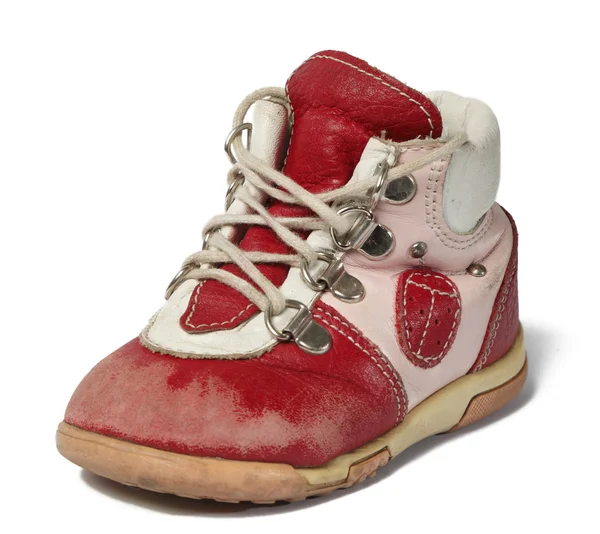 Használt baba cipő — Stock Fotó