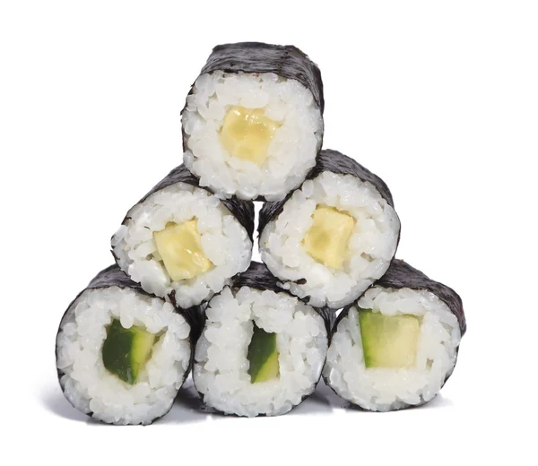 Cucumber maki rolls — Stock Photo, Image