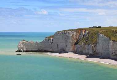 La Falaise d'Amont-Etretat clipart