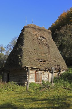 Traditional house from Transylvania,Romania clipart