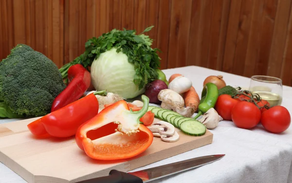 Salade ingrediënten — Stockfoto