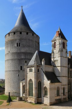 Chateaudun castle clipart