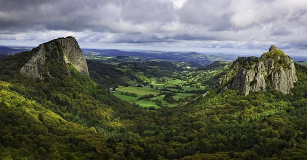 Landscape in the Central Massif in France — Stock Photo, Image