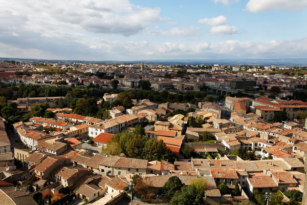 Carcassonne-de basis stad — Stockfoto