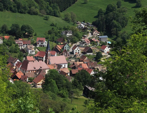 stock image Alsatian village