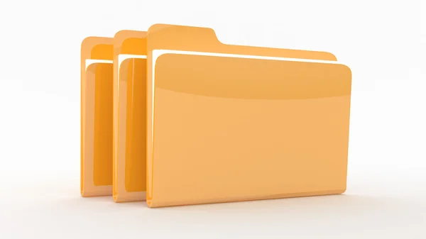 Foldery z plikami — Zdjęcie stockowe