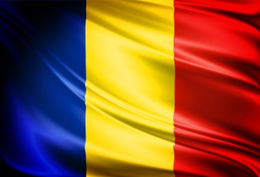 Romania Flag clipart