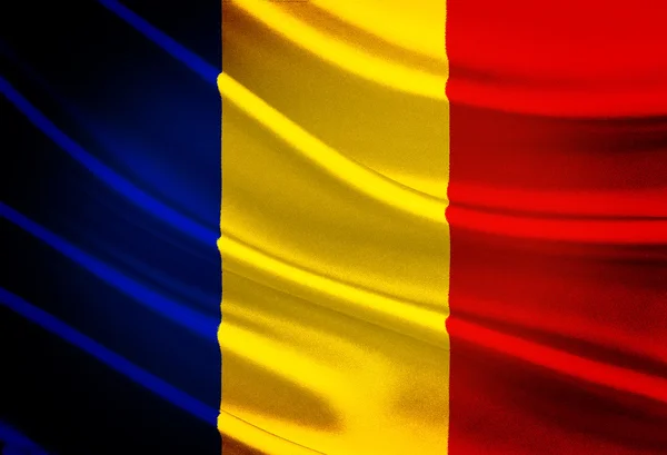 Romania Flag — Stock Photo, Image