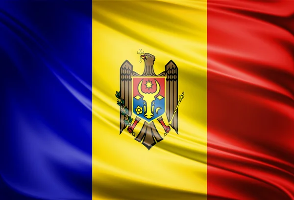 Прапор Молдови країни — стокове фото