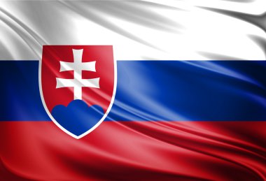 Flag of Slovakia clipart
