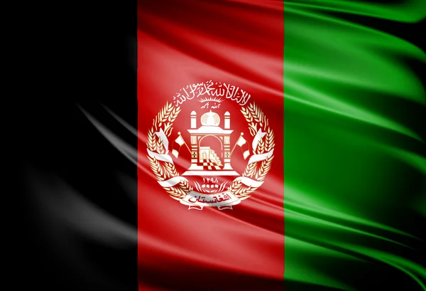 Afghanistans flag - Stock-foto