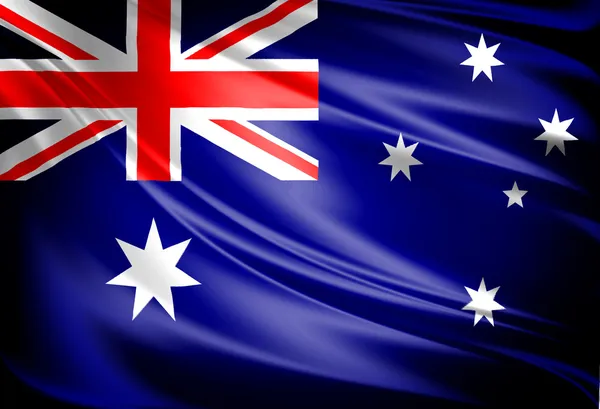 Zászló Ausztrália — Stock Fotó