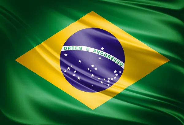 Flag of Brazil — Stock Photo, Image