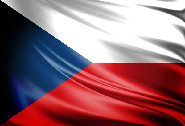 Tschechische Flagge — Stockfoto