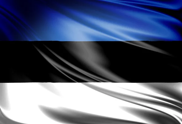 Bendera Estonia — Stok Foto