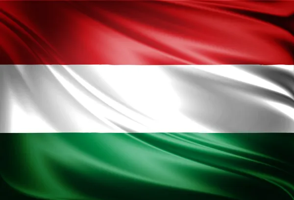 Флаг Венгрии — стоковое фото