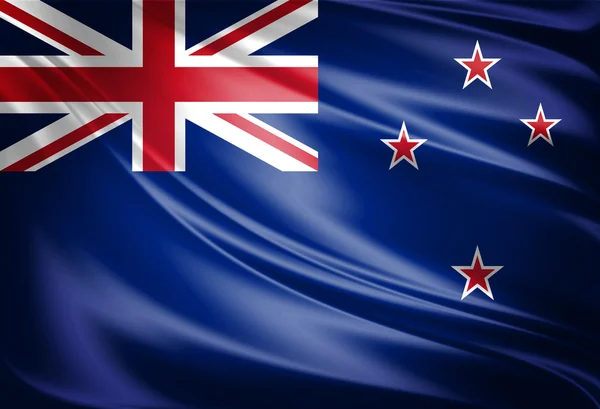Flagge von Neuseeland — Stockfoto