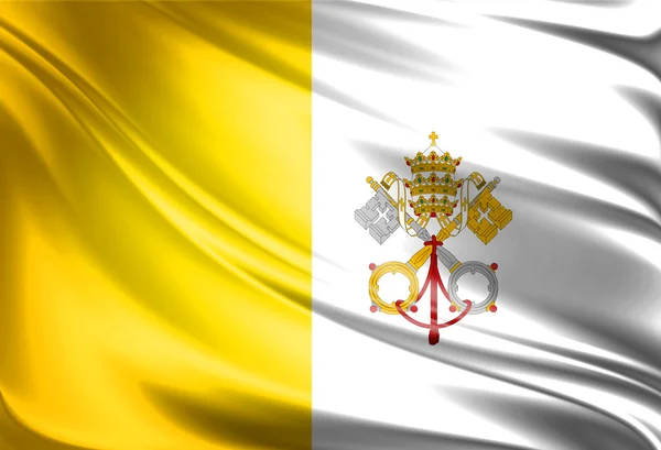 Bandeira do Vaticano — Fotografia de Stock