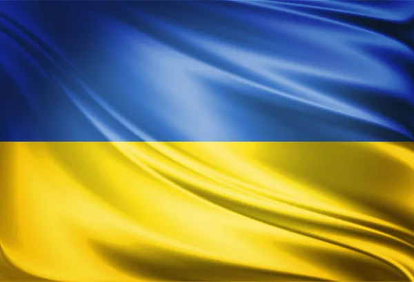 乌克兰的旗子 — 图库照片#