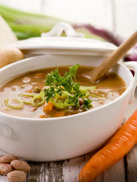 Warzywa do zupy ze składników — Zdjęcie stockowe