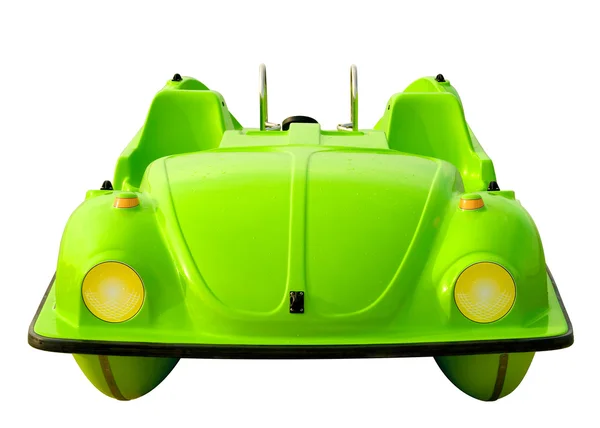 stock image Green Pedalo Car Isolated