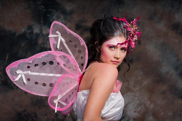 ピンクの妖精 ロイヤリティフリーのストック写真