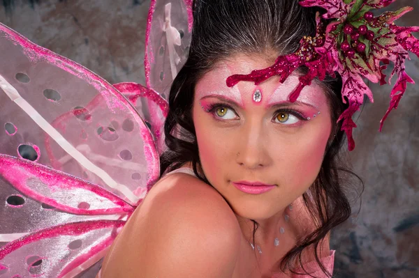 Pink Fairy of Love Stock Photo