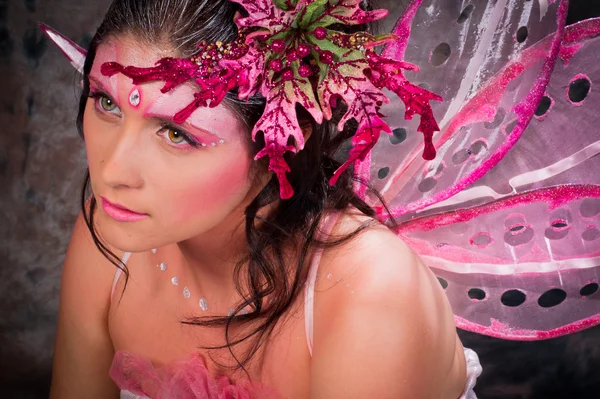 Pink Fairy of Love Stock Image