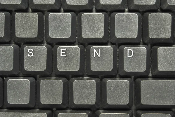 Mensaje de teclado - Enviar — Foto de Stock