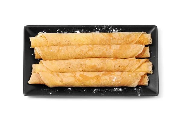 Rolled pancakes — Stock Photo, Image