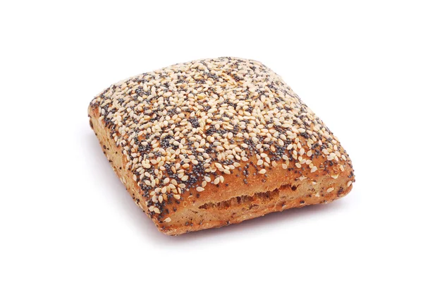 Pão inteiro com sementes — Fotografia de Stock