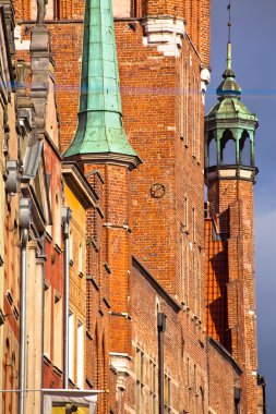 gdansk, Polonya eski şehir