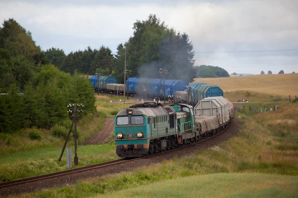 Train diesel de marchandises — Photo