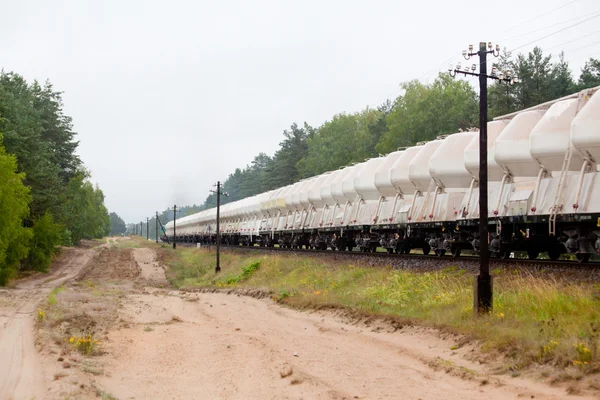 Comboio diesel de carga — Fotografia de Stock