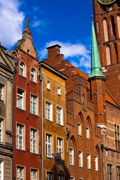 Cidade velha em Gdansk Polônia — Fotografia de Stock