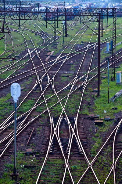 Demiryolu ağı — Stok fotoğraf
