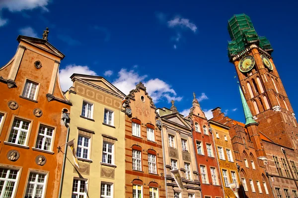 Gamla stan i gdansk Polen — Stockfoto