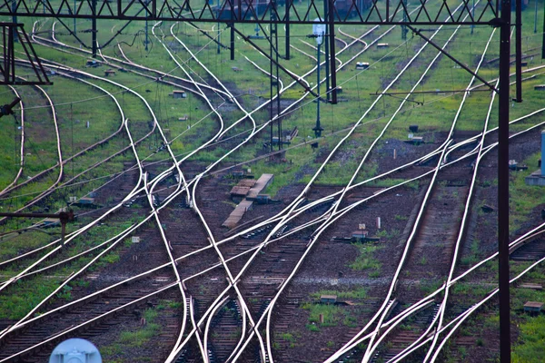 Železniční síť — Stock fotografie