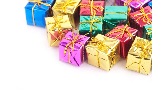 Stock image Collection of presents isolated on white