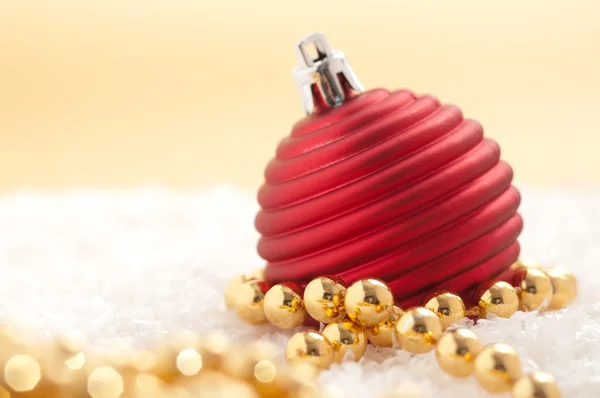 Red christmas ornament — Stock Photo, Image