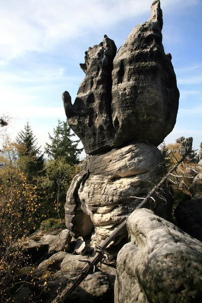 岩 - ポーランドのテーブルマウンテン — ストック写真