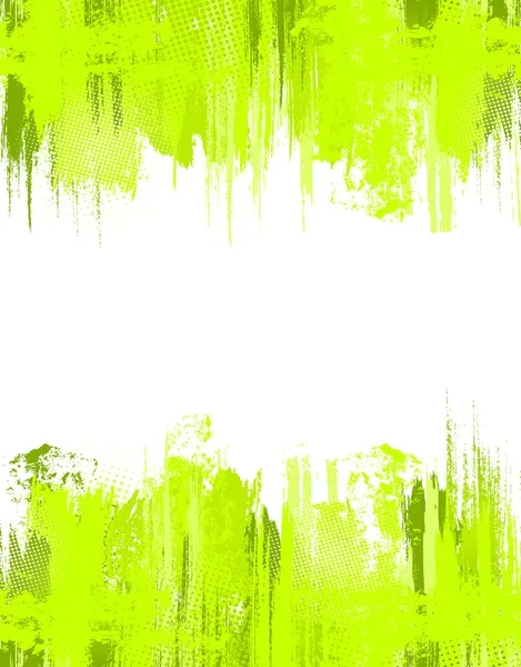 Grön abstrakt grunge bakgrund. Vector mall — Stock vektor