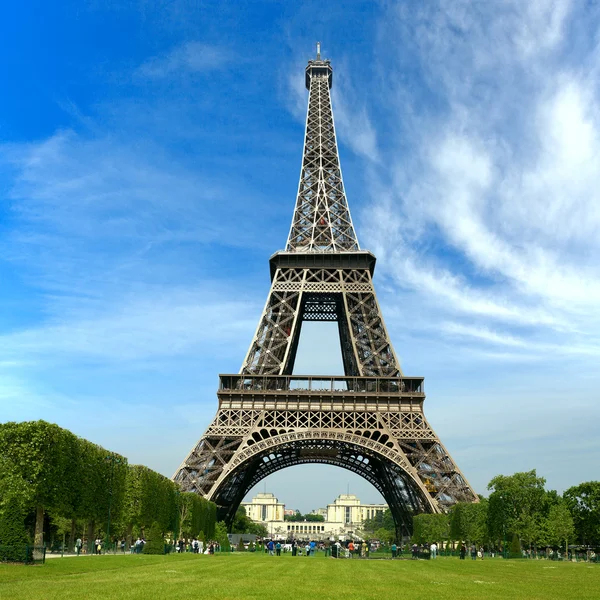 Az eiffel-torony Párizs Franciaország — Stock Fotó